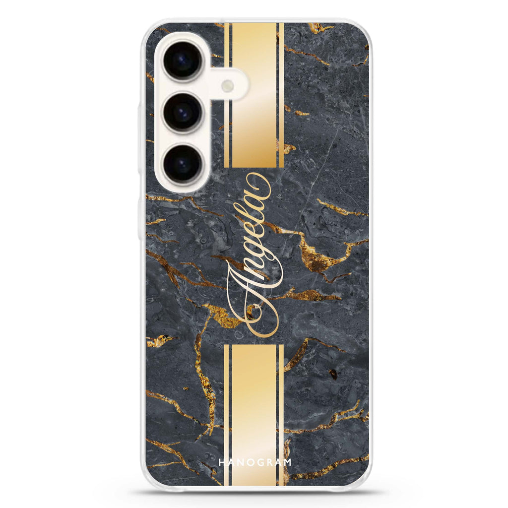 Luxury Gold Marble Samsung Galaxy Ultra Clear Case