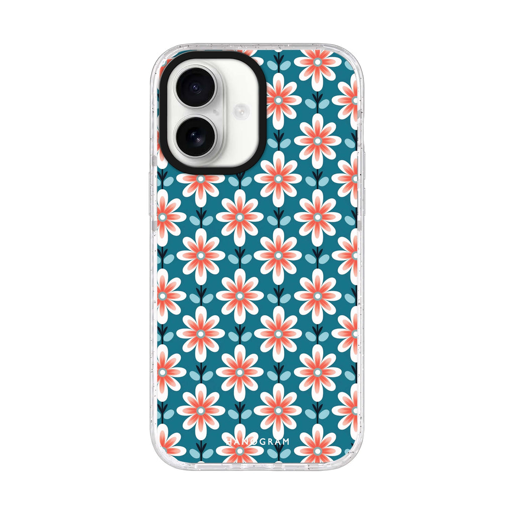Infinite Petals iPhone 17 ultra clear MagSafe case, front product view