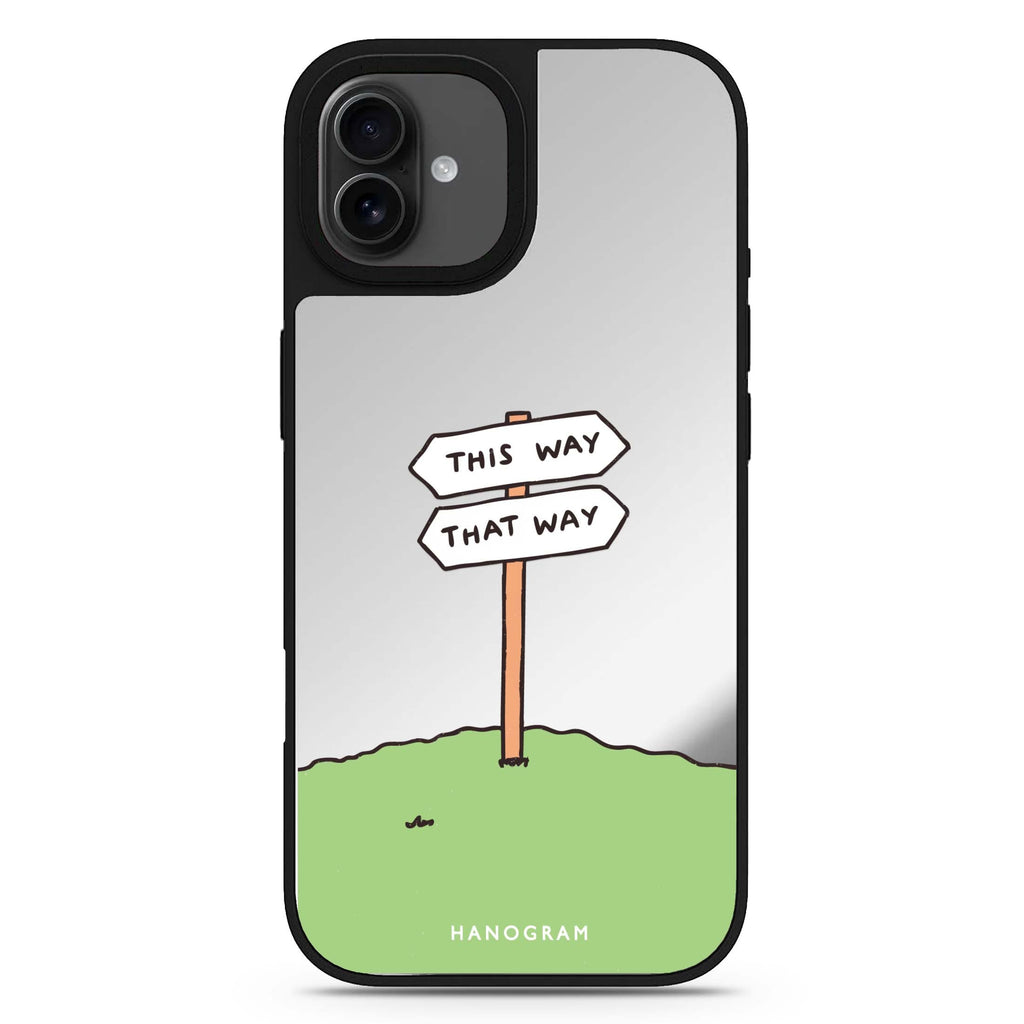 Which Way Now iPhone 17 mirror case