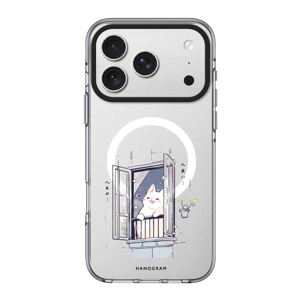 Ledge Lounging Kitty Ultra Clear Case