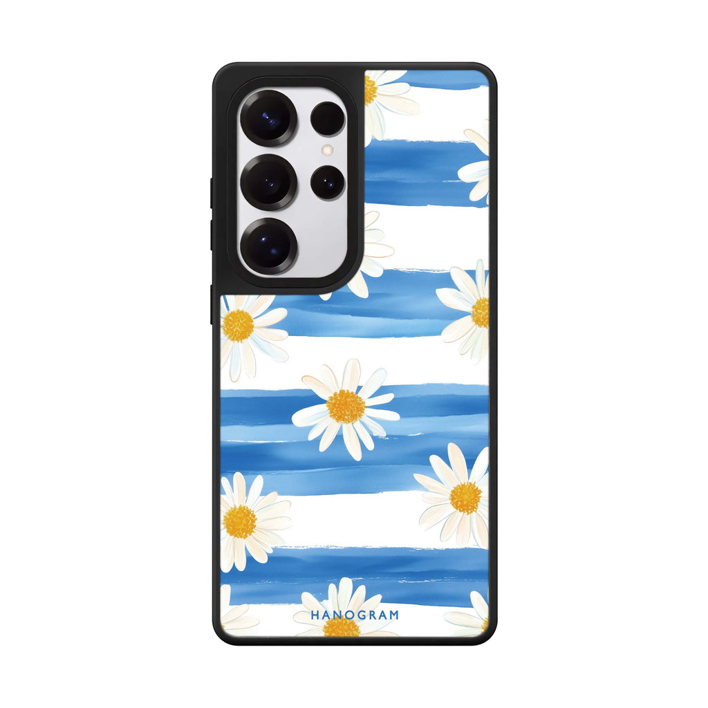 Daisy Lines Mirror Case