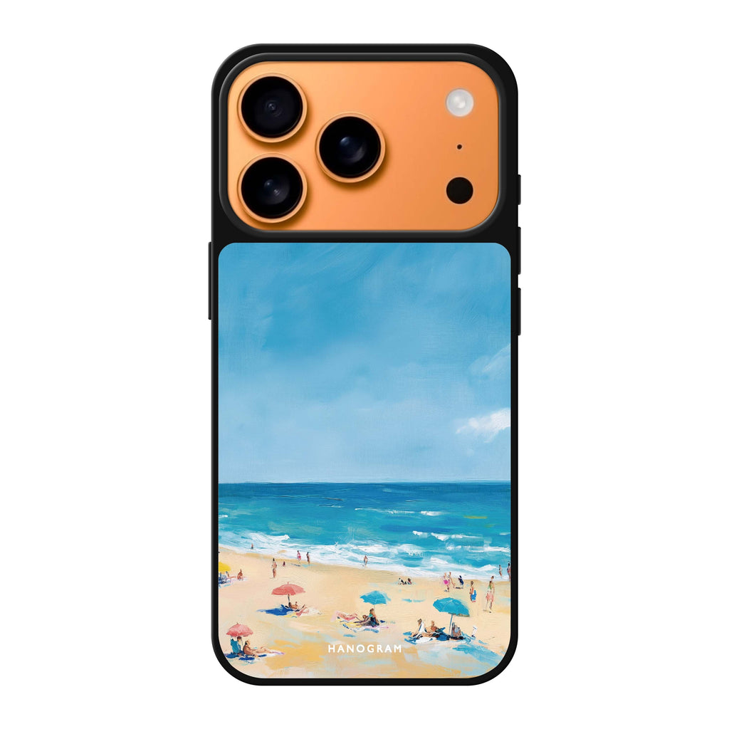 Sundown Shore summer nature travel iPhone 17 Pro Max mirror case