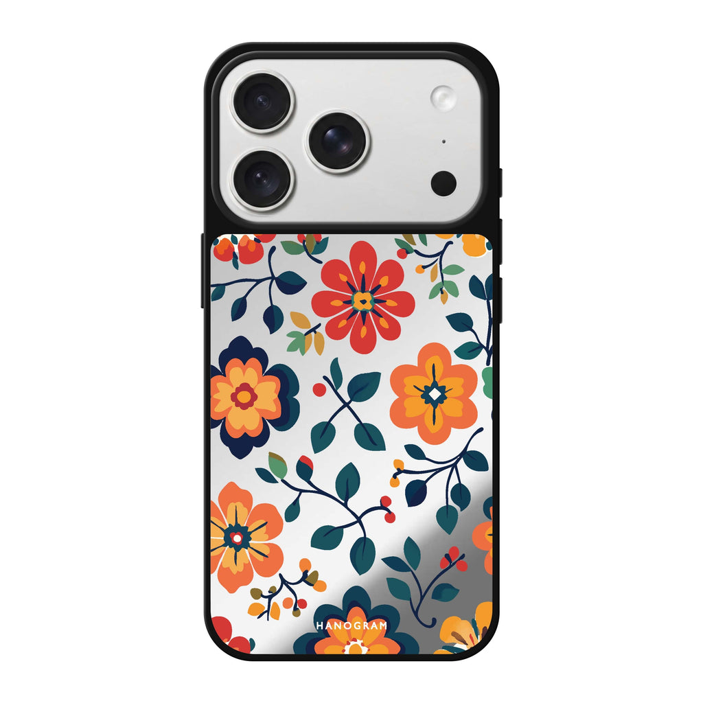 Petal Pop #1 flower floral playful iPhone 18 Pro Max mirror case