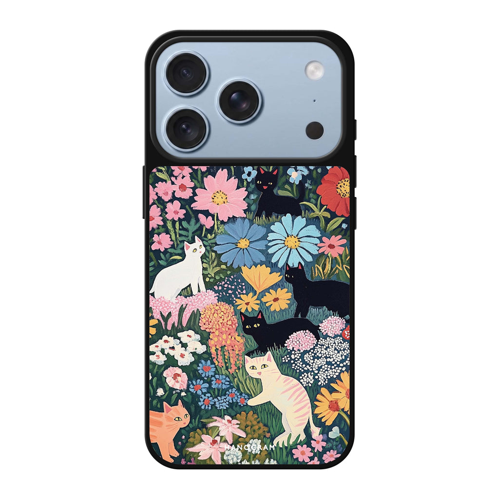 Garden Whimsy spring floral nature whimsical iPhone 18 Pro Max mirror case