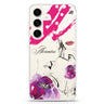 Floral Makeup Samsung Galaxy Ultra Clear Case