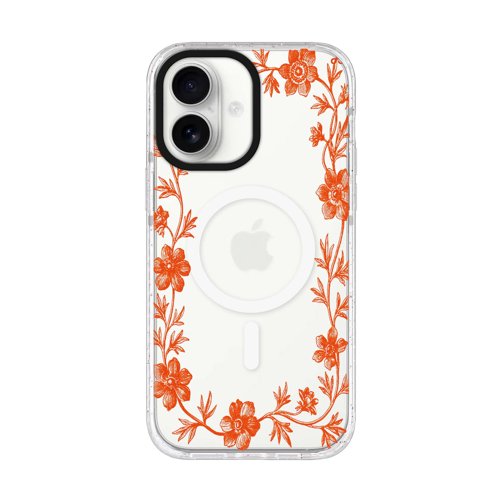 Saffron Vine Frame iPhone 17 Ultra Clear Case - product image 1