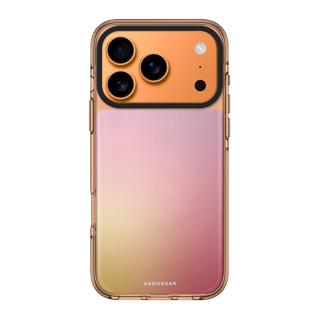 Sunpetal Glow graphic sparkle bright iPhone 17 Pro Max ultra clear case