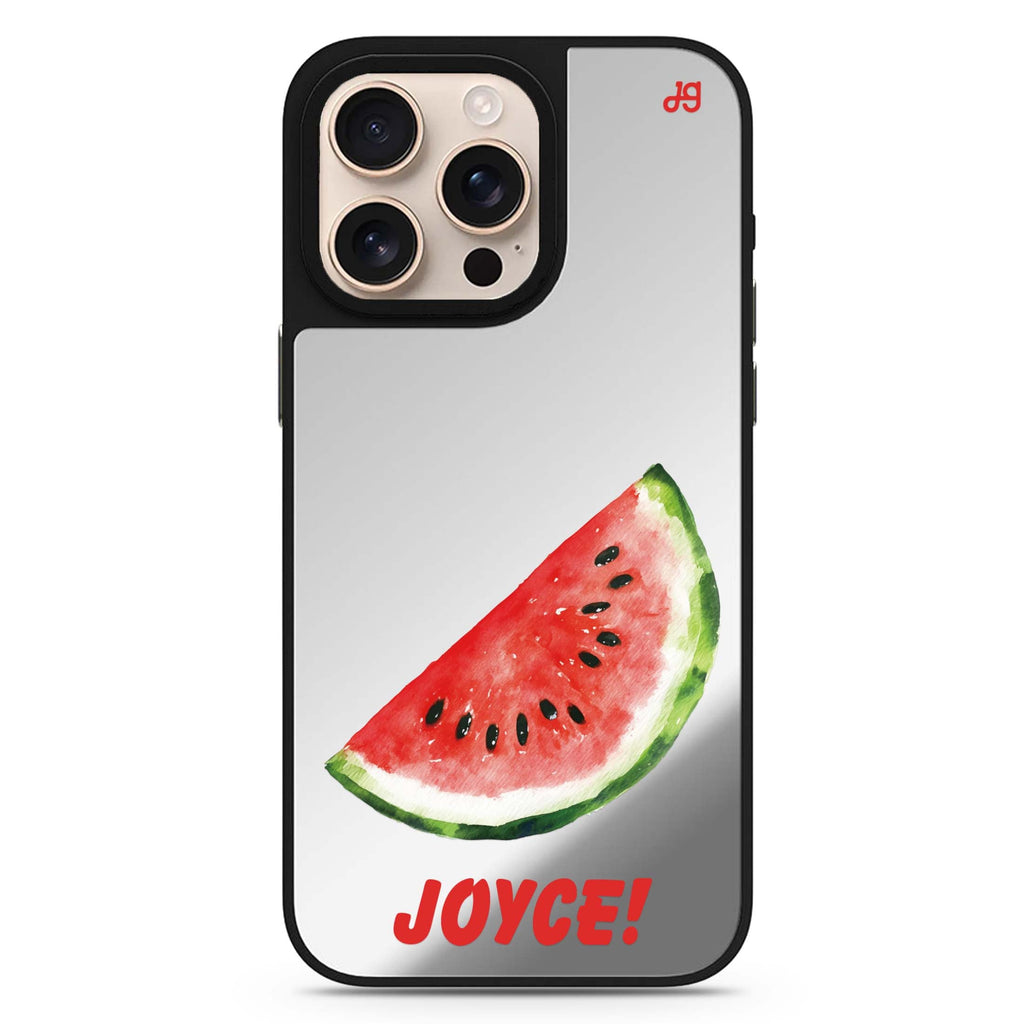 Melon Splash personalized name MagSafe mirror case for iPhone 16/15/14 Pro Max and Pro, main view