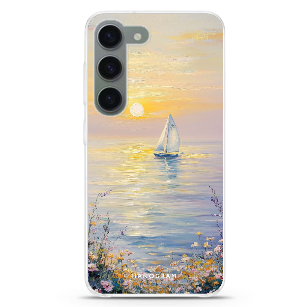 Serene Dawn ultra-clear case for Samsung Galaxy S23/S22, front view