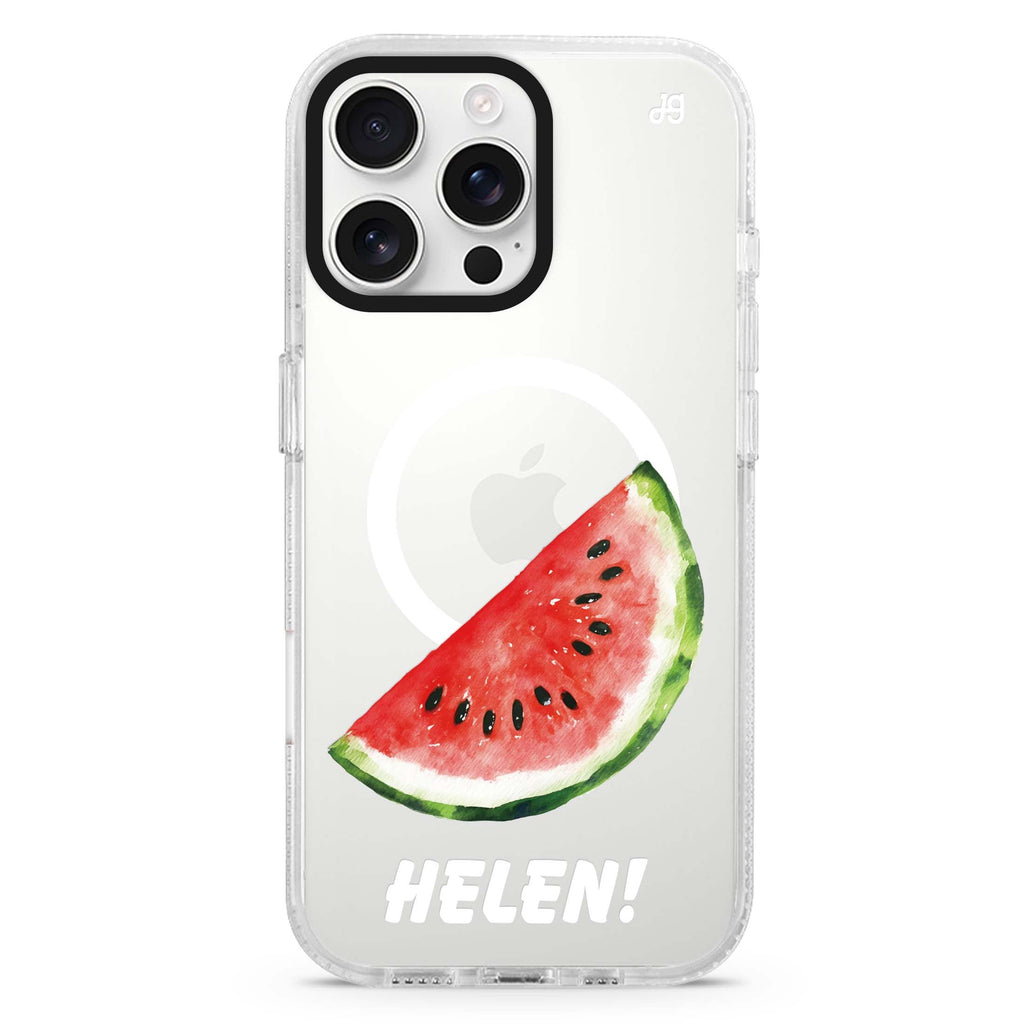 Melon Splash MagSafe Compatible Ultra Clear Case