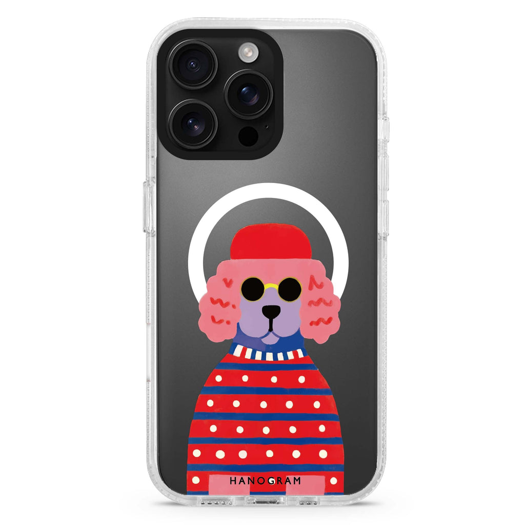 Groovy Poodle MagSafe Compatible Ultra Clear Case
