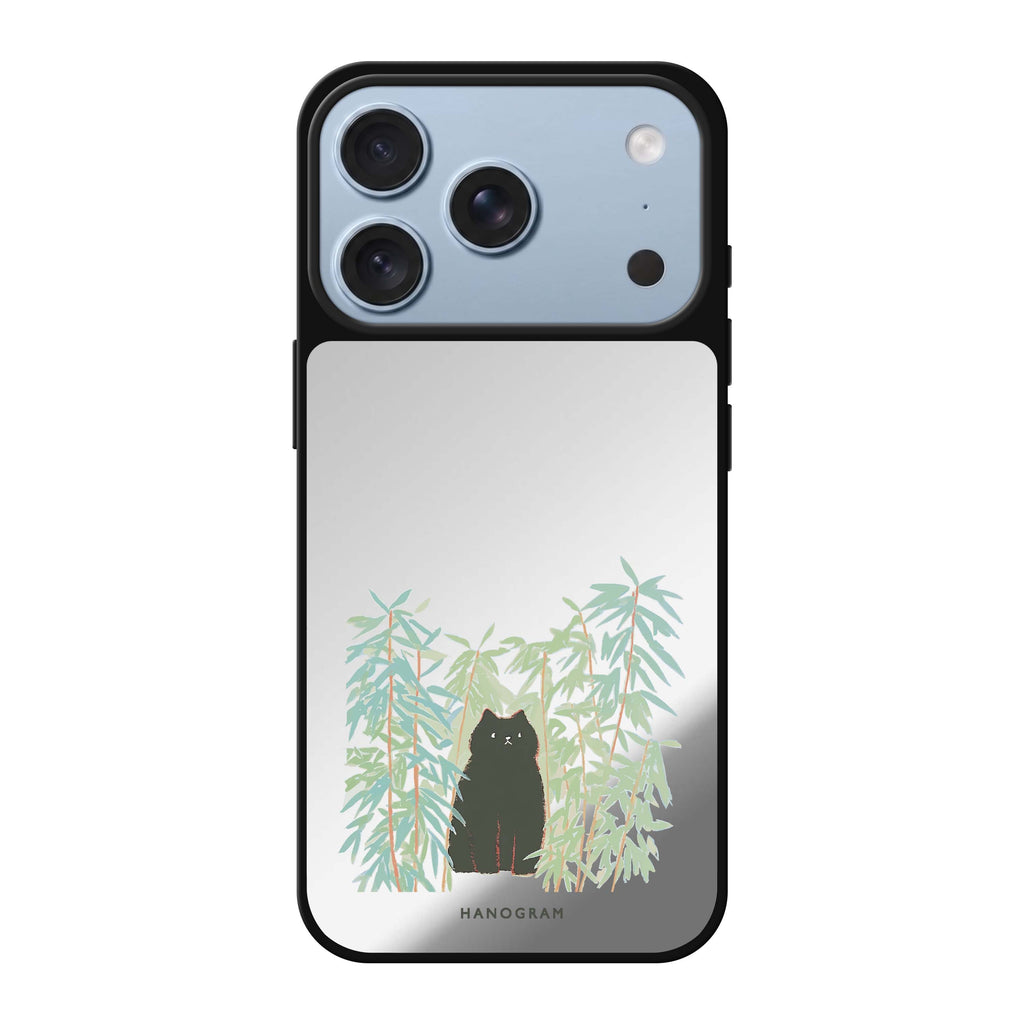 Bamboo Whiskers cat tree animal nature iPhone 18 Pro Max mirror case