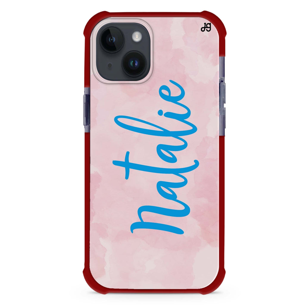 Pink Aqua iPhone 15 Plus Ultra Shockproof Case