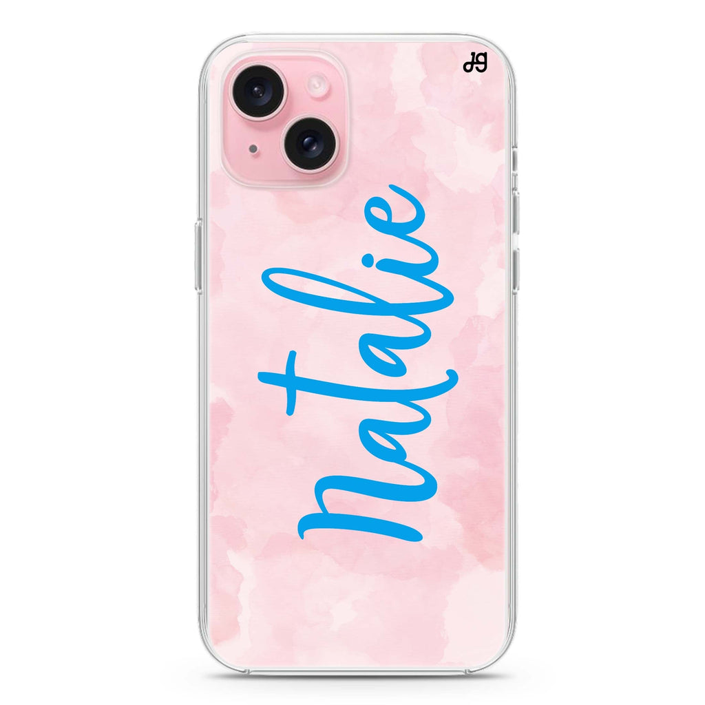Pink Aqua iPhone Ultra Clear Case