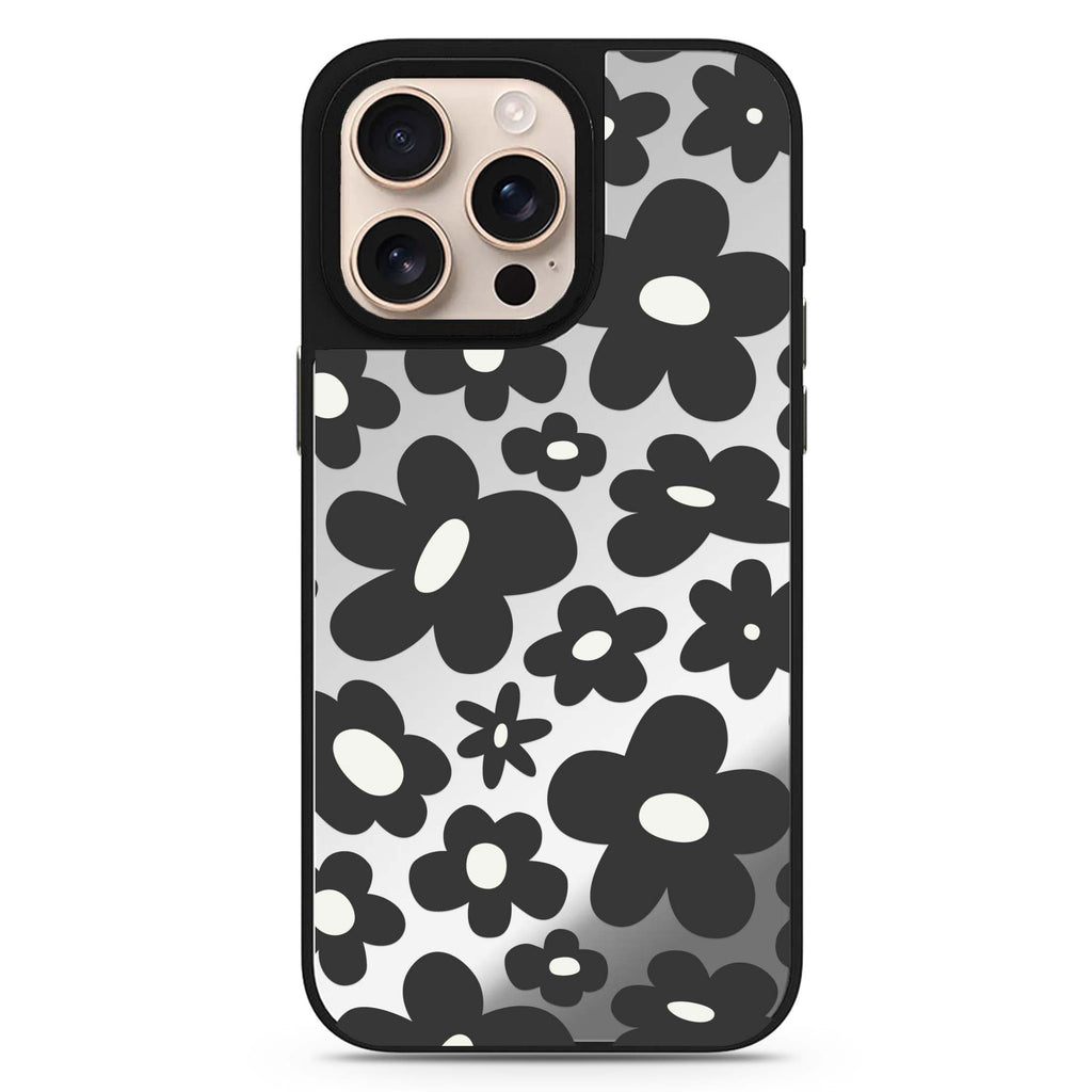 Flowers Design 5 floral design iPhone 16/15/14 Pro Max & Pro mirror case