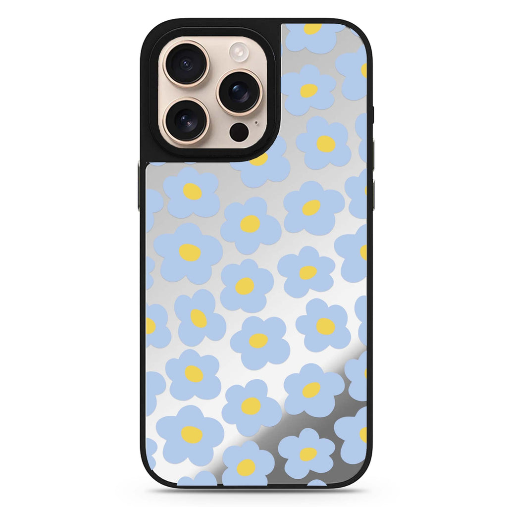 Flowers Pattern Design 2 floral design iPhone 16/15/14 Pro Max & Pro mirror case