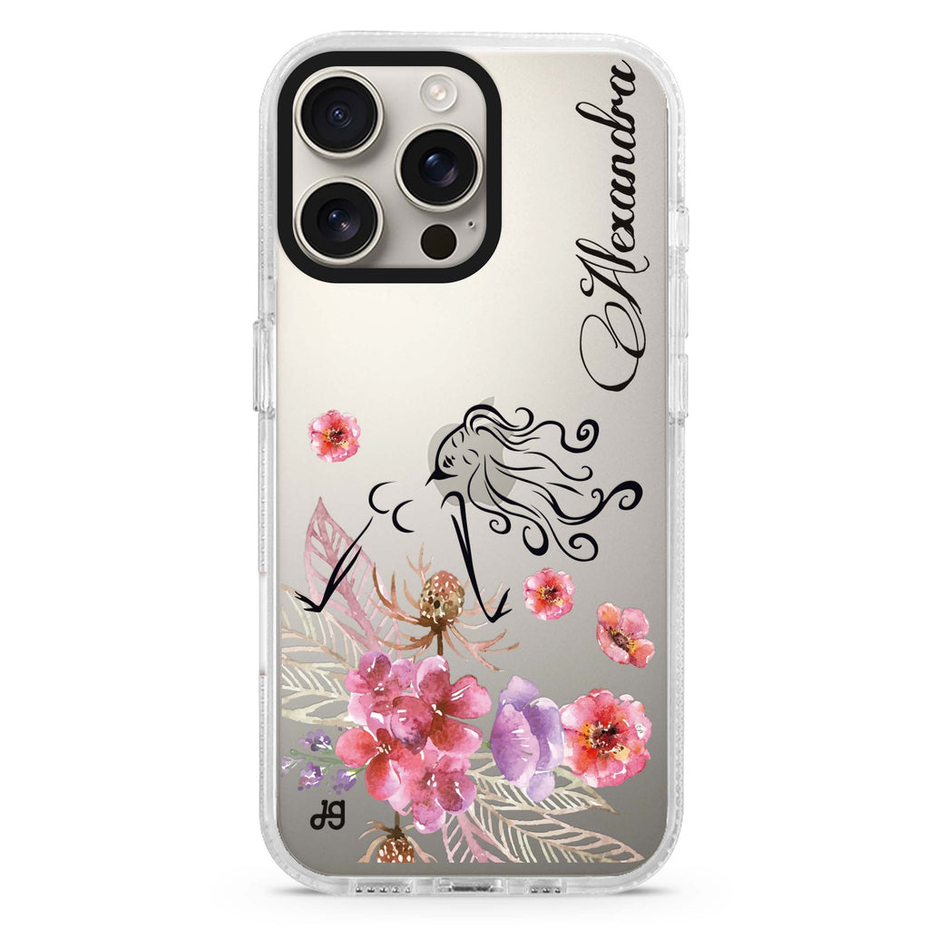Floral Fairy I iPhone 16 Pro & 16 Pro Max Case - Personalized and Stylish Protection