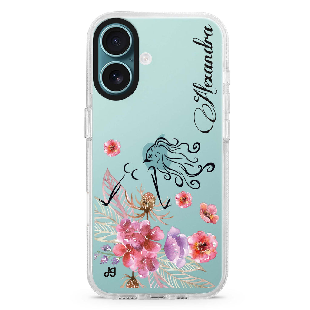 Floral Amazon Iphone 11 Clear Case Clear Midnight Meadow Wildflower Linocut  Art Phone Case Cover For