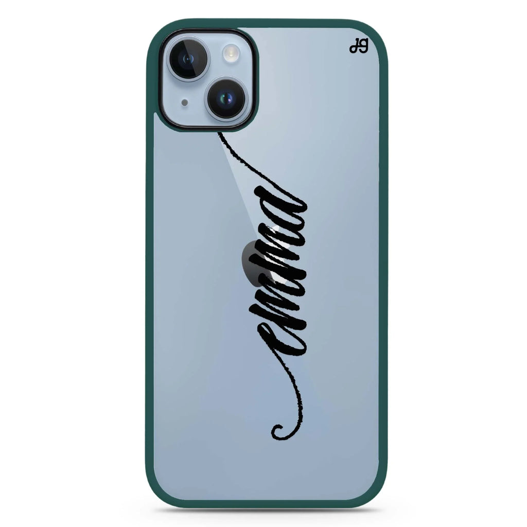 Vintage Writing iPhone 15 Impact Guard Bumper Case