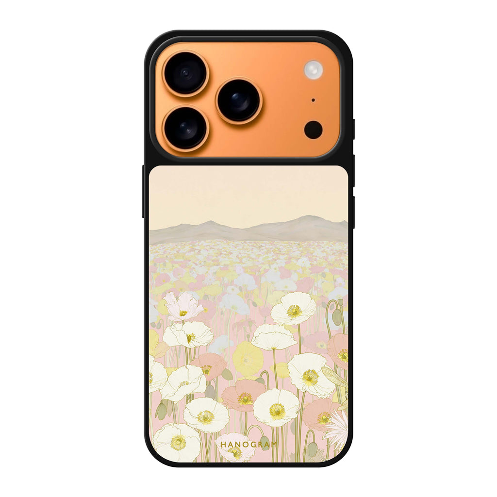 Poppies at First Blush iPhone 17 Pro Max Mirror Case - design view 1