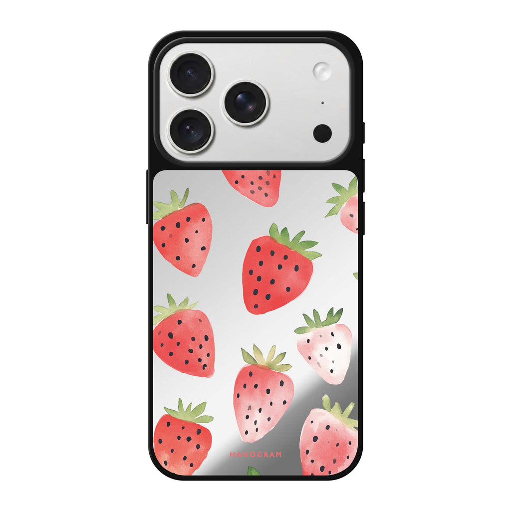 Berry Breeze fruit iPhone 18 Pro Max mirror case