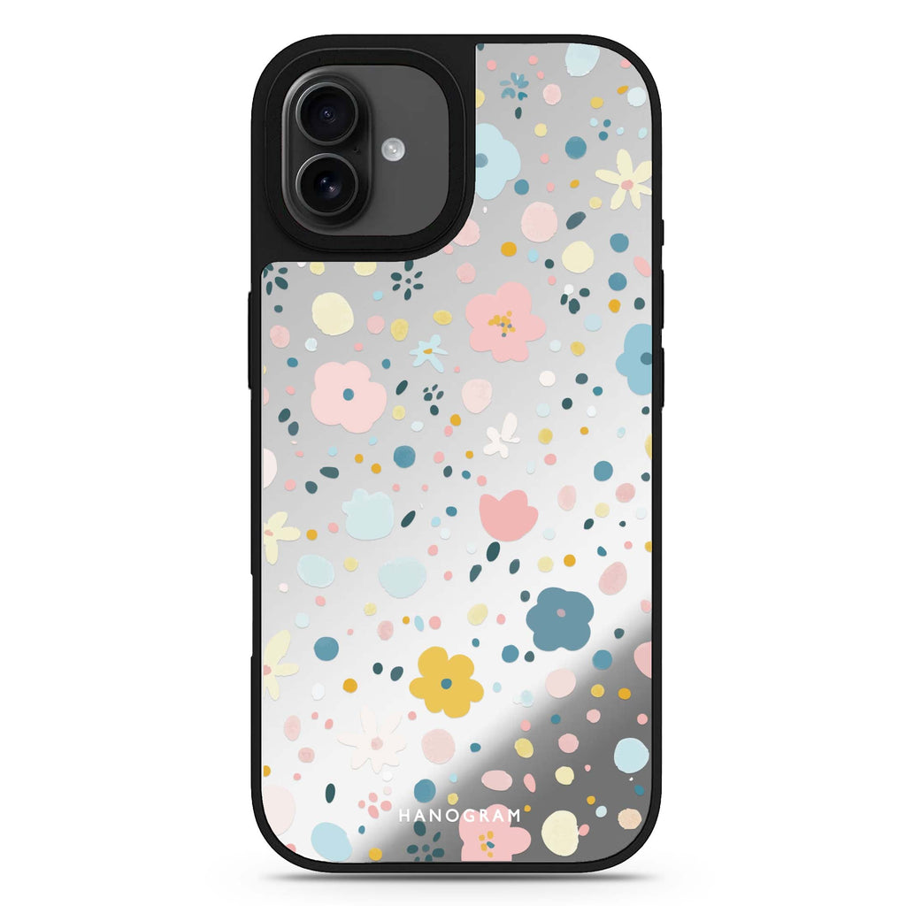 Sugar Bloom iPhone 17 mirror case