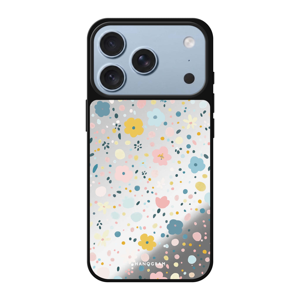 Sugar Bloom spring flower floral iPhone 18 Pro Max mirror case