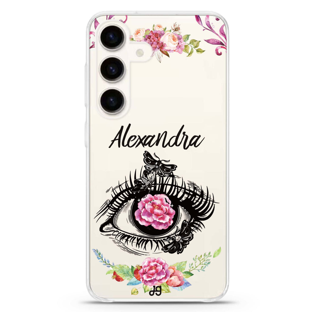 Flower in Eye Samsung Galaxy Ultra Clear Case