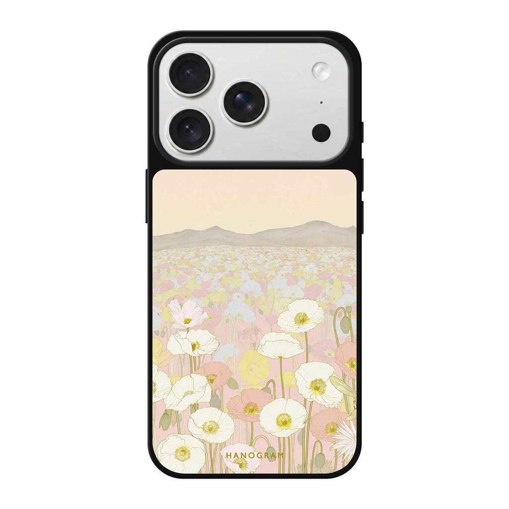 Poppies at First Blush iPhone 18 Pro Max Mirror Case - design view 1