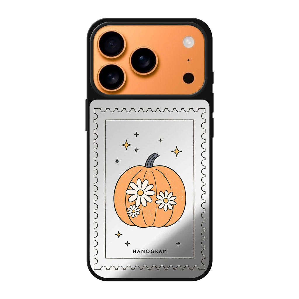 Postmarked Pumpkin iPhone 17 Pro Max Mirror Case - design view 1