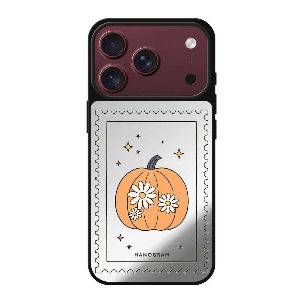 Postmarked Pumpkin iPhone 18 Pro Max Mirror Case - design view 1