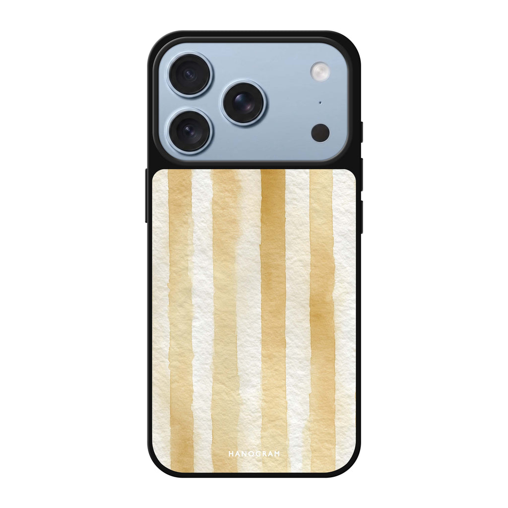 Sandscript Stripes pattern iPhone 18 Pro Max mirror case