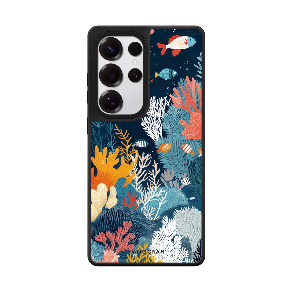 Coral Carvings Mirror Case