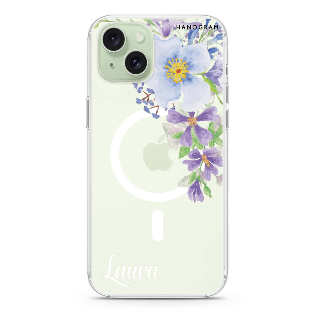 Fragrance of Flower iPhone 15 Plus MagSafe Compatible Ultra Clear Case