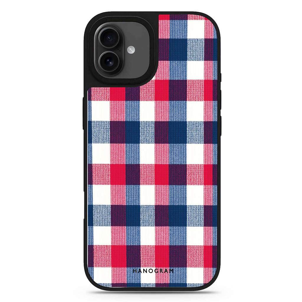 Patriot Plaid iPhone 17 mirror case