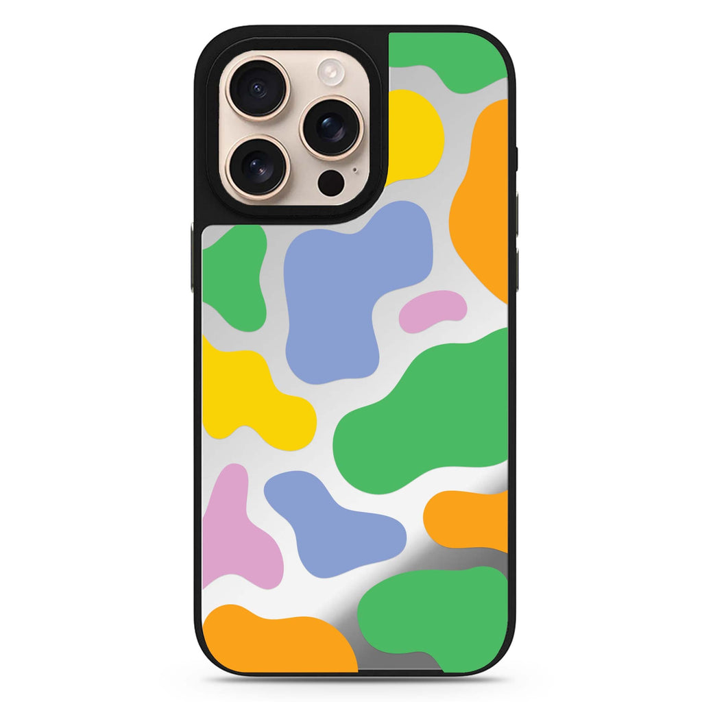 Abstract Doodles Design 1 cute aesthetic design iPhone 16/15/14 Pro Max & Pro mirror case