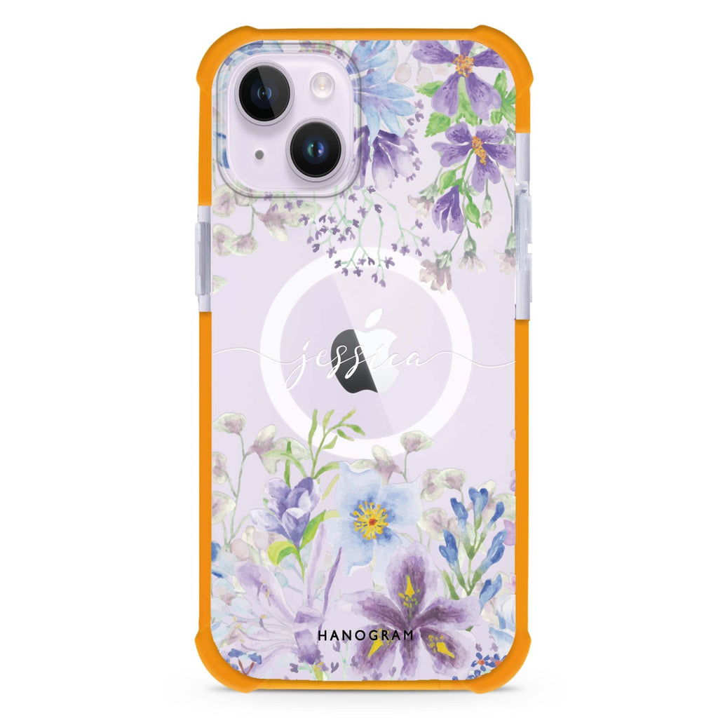 Flowers Bloom iPhone 15 Plus MagSafe Compatible Ultra Shockproof Case