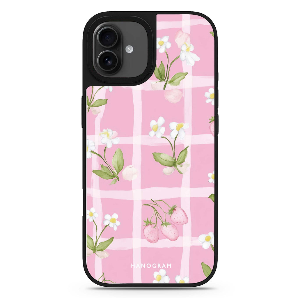 Berry Lace iPhone 17 mirror case