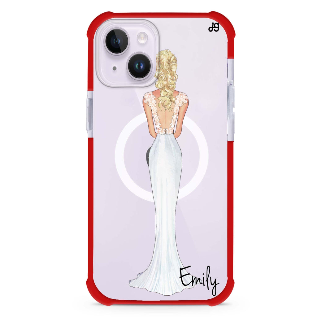 Bride Moment I iPhone 15 Plus MagSafe Compatible Ultra Shockproof Case