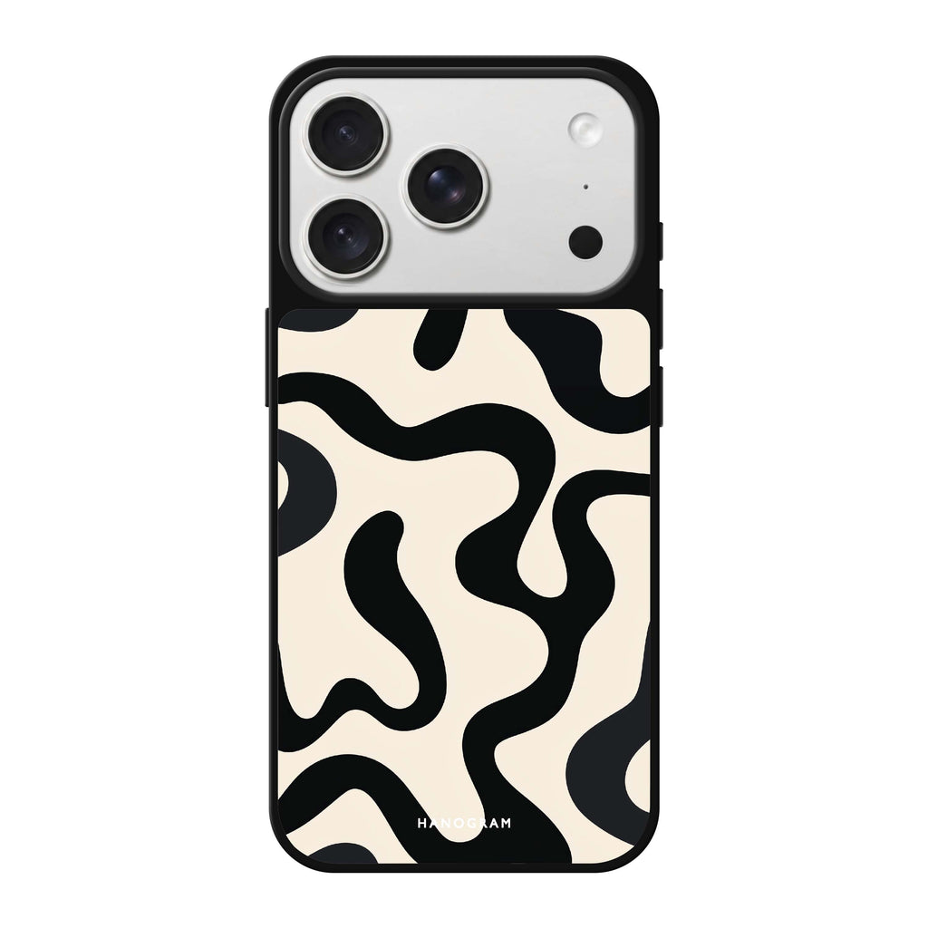 Interlock Noir black iPhone 18 Pro Max mirror case