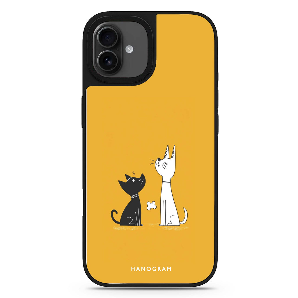 Paw & Claw black cat lucky black cat black cat iPhone 17 mirror case
