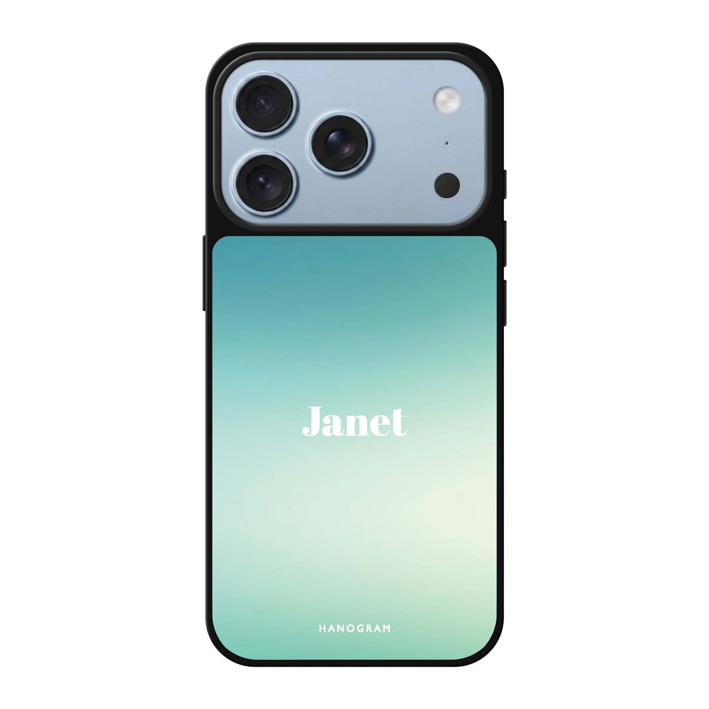 Ocean Mist personalized name summer nature iPhone 18 Pro Max mirror case