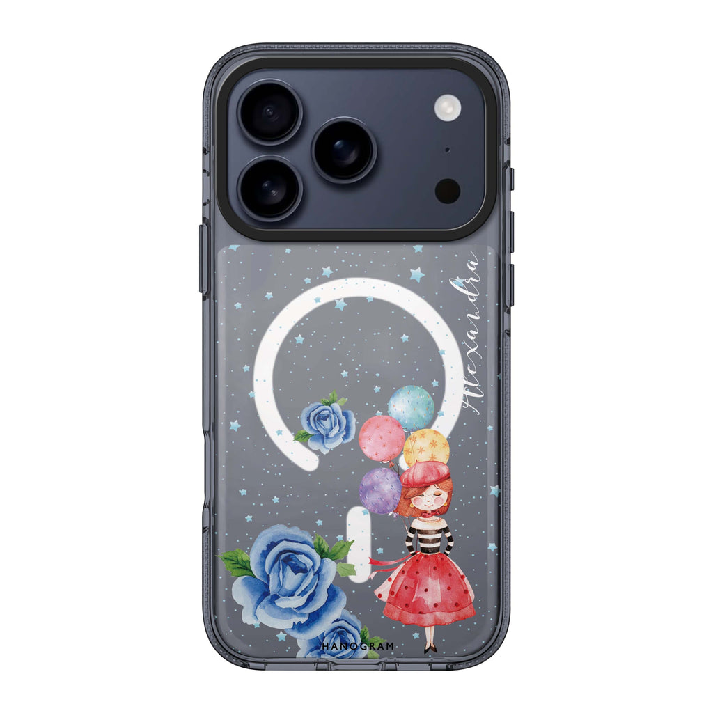 Thumbeina personalized name graphic iPhone 17 Pro Max ultra clear case