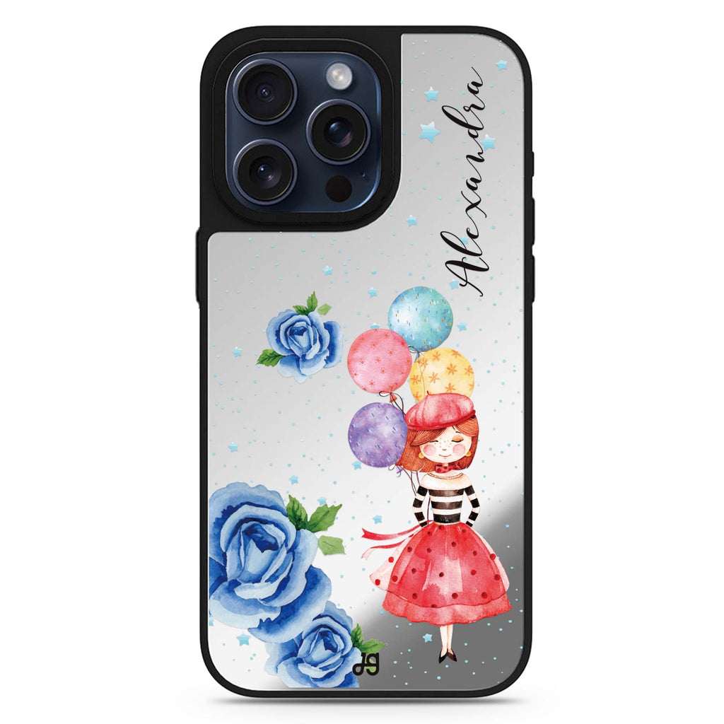 Thumbeina personalized name MagSafe mirror case for iPhone 16/15/14 Pro Max and Pro, main view