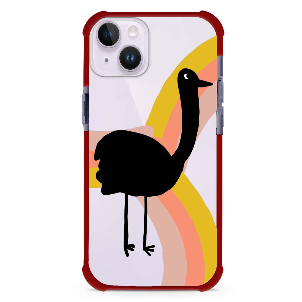 Rainbow Bird iPhone 15 Plus Ultra Shockproof Case