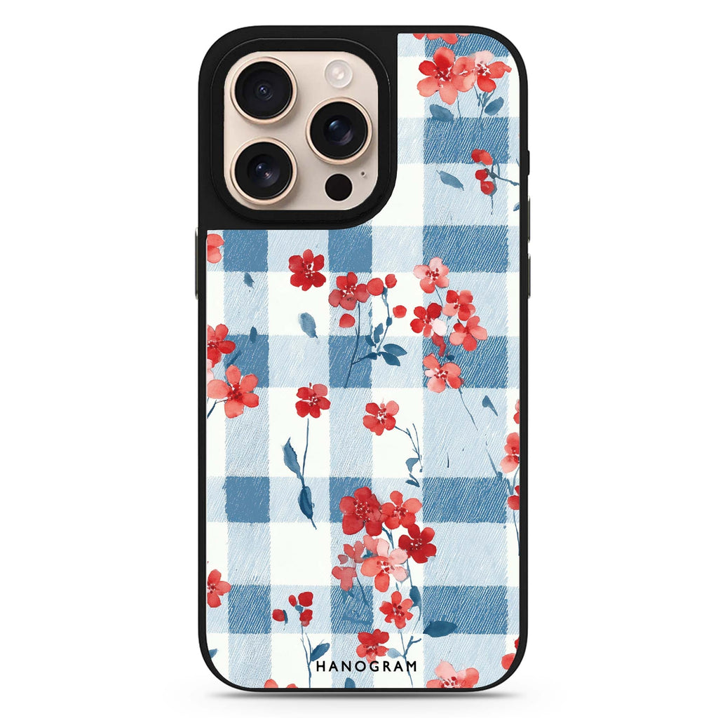Cherry Meadow MagSafe compatible mirror case for iPhone 16/15/14 Pro Max and Pro, main view