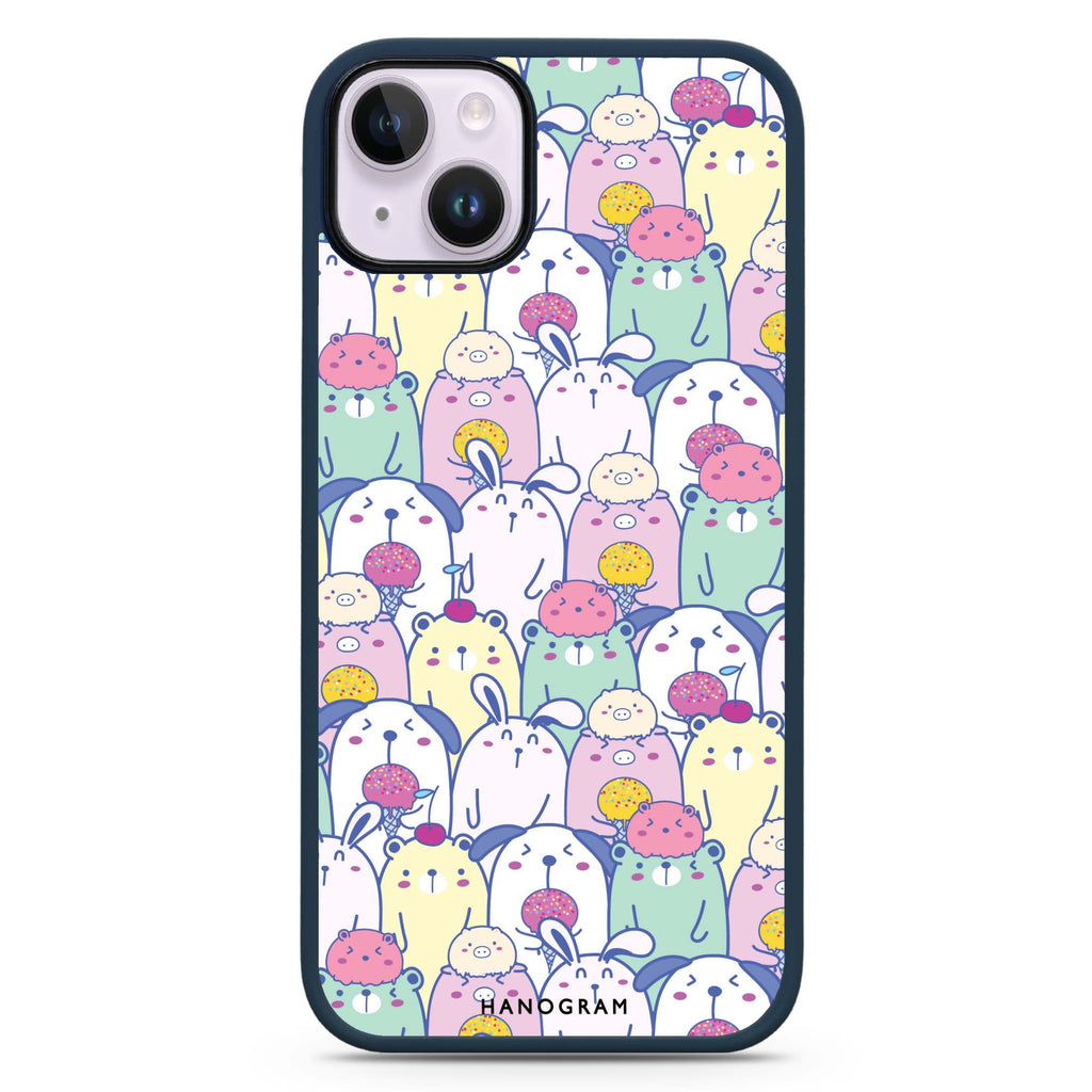 Charm Critters iPhone 15 Plus Impact Guard Bumper Case