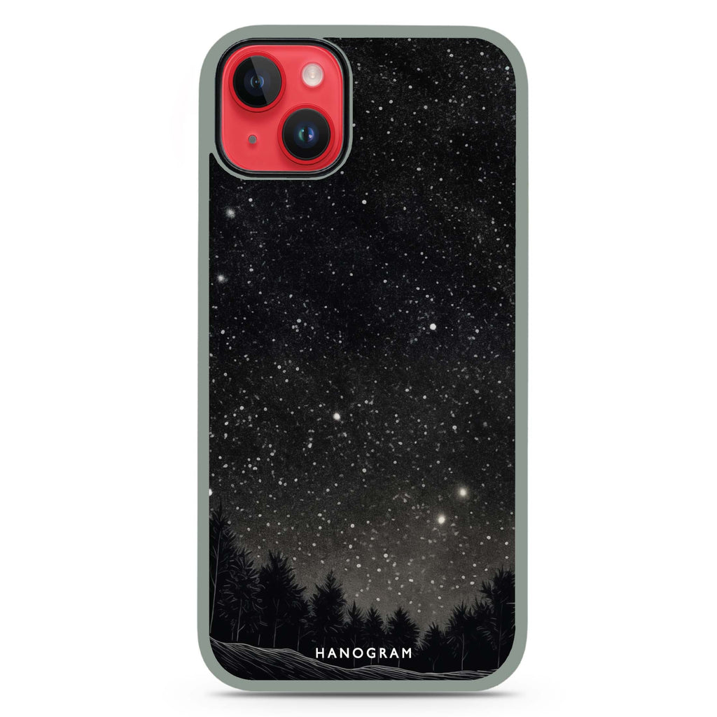 Galactic Gleam iPhone 15 Plus Impact Guard Bumper Case