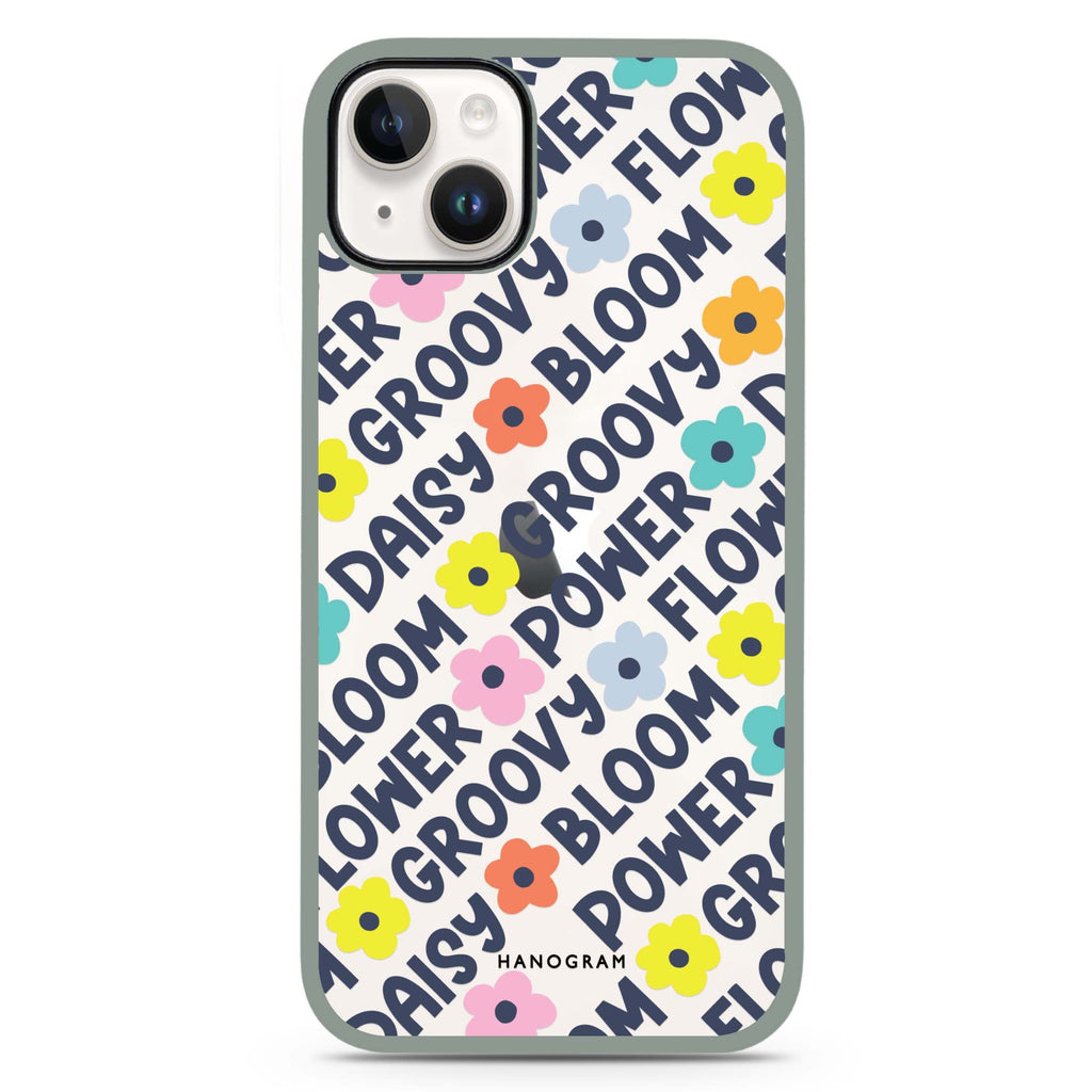 Groovy Flower iPhone 15 Plus Impact Guard Bumper Case