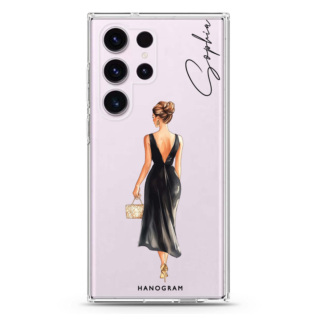 Midnight Glow Samsung Galaxy Ultra Clear Case